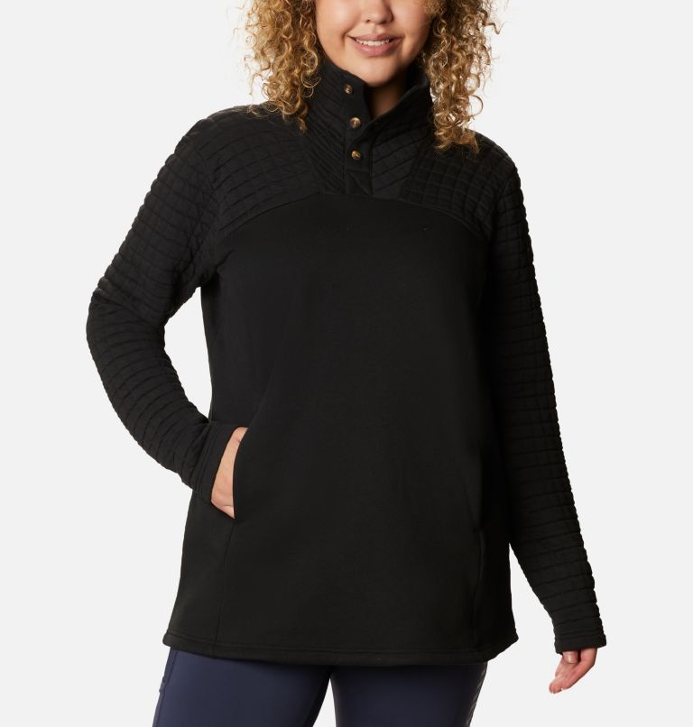 Sunday Summit II Tunic | 010 | 1X, Color: Black, image 1