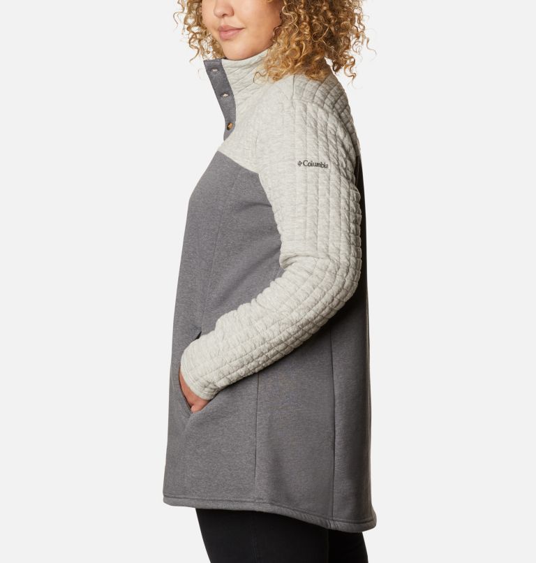 Sunday Summit II Tunic | 021 | 1X, Color: Grey Ash Heather, image 3