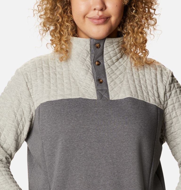 Sunday Summit II Tunic | 021 | 1X, Color: Grey Ash Heather, image 4