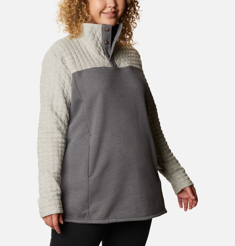 Sunday Summit II Tunic | 021 | 1X, Color: Grey Ash Heather, image 5