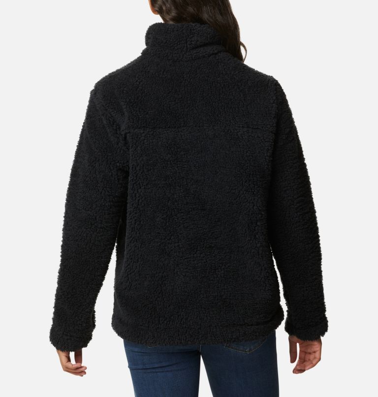 Thumbnail: Women's Winter Pass Sherpa Full Zip Jacket, Color: Black, image 2