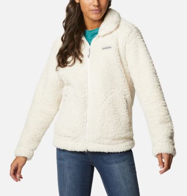 Gilet Polaire Femme Sherpa Blanche