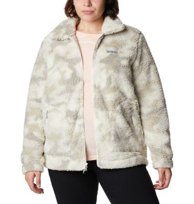 plus size long fleece jackets