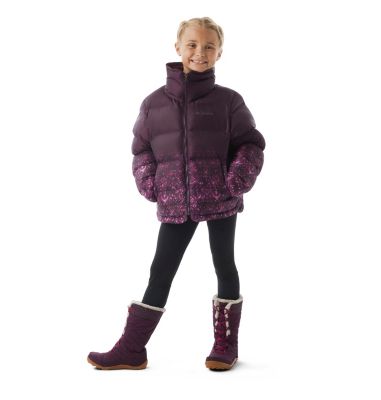 columbia purple puffer jacket