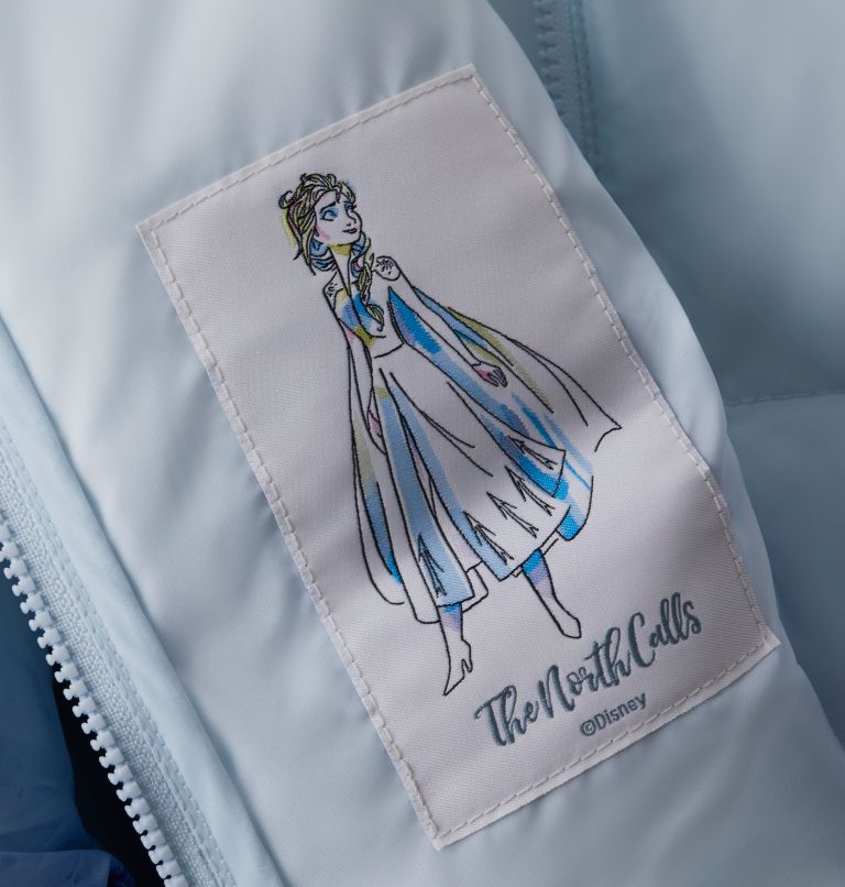 Girls' Disney Elsa Long Puffer Jacket, Color: Aristocrat Elsa Tundra Ombre