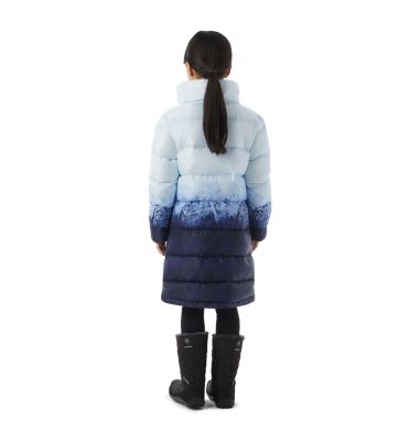 girls long puffer coat