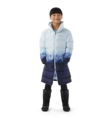 girls puffer jacket with hood