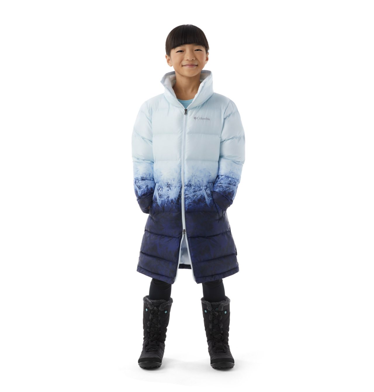 Girls' Disney Elsa Long Puffer Jacket 1