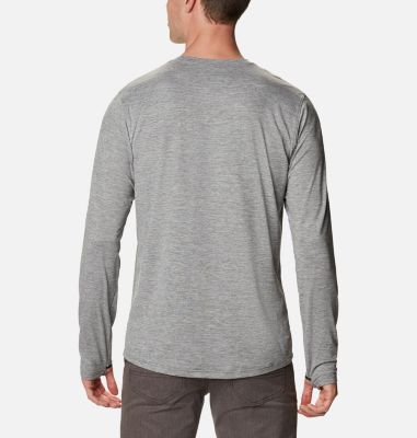 Men's Tech Trail&trade; Long Sleeve Crew II Shirt Tech Trail&trade; Long Sleeve Crew II | 010 | M, City Grey Heather, back