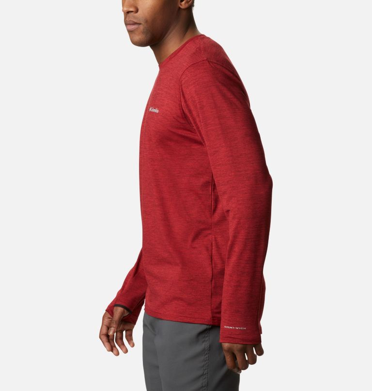 Tech Trail Long Sleeve Crew II | 613 | XXL, Color: Mountain Red Heather, image 3