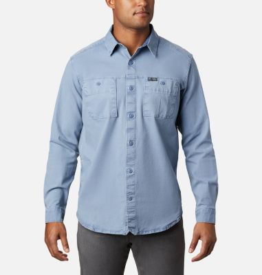 Men's Flare Gun&trade; Canvas Shirt Flare Gun&trade; Canvas Shirt | 464 | XXL, Bluestone, front