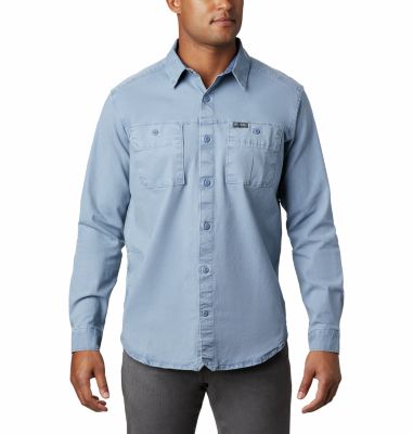 Camisa de lona Flare Gun&trade; para hombre Flare Gun&trade; Canvas Shirt | 449 | S, Bluestone, front