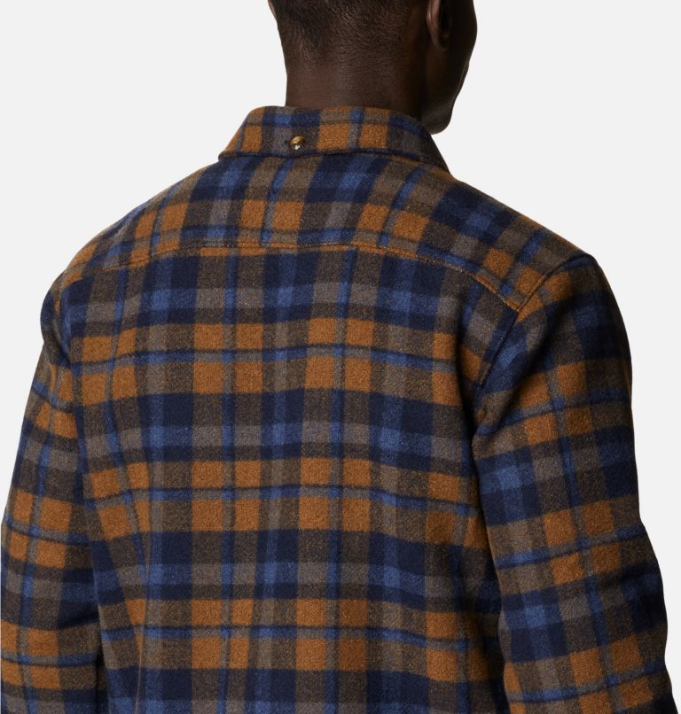 Windward Rugged Shirt Jacket | 464 | M, Color: Collegiate Navy Stair Step Check, image 6