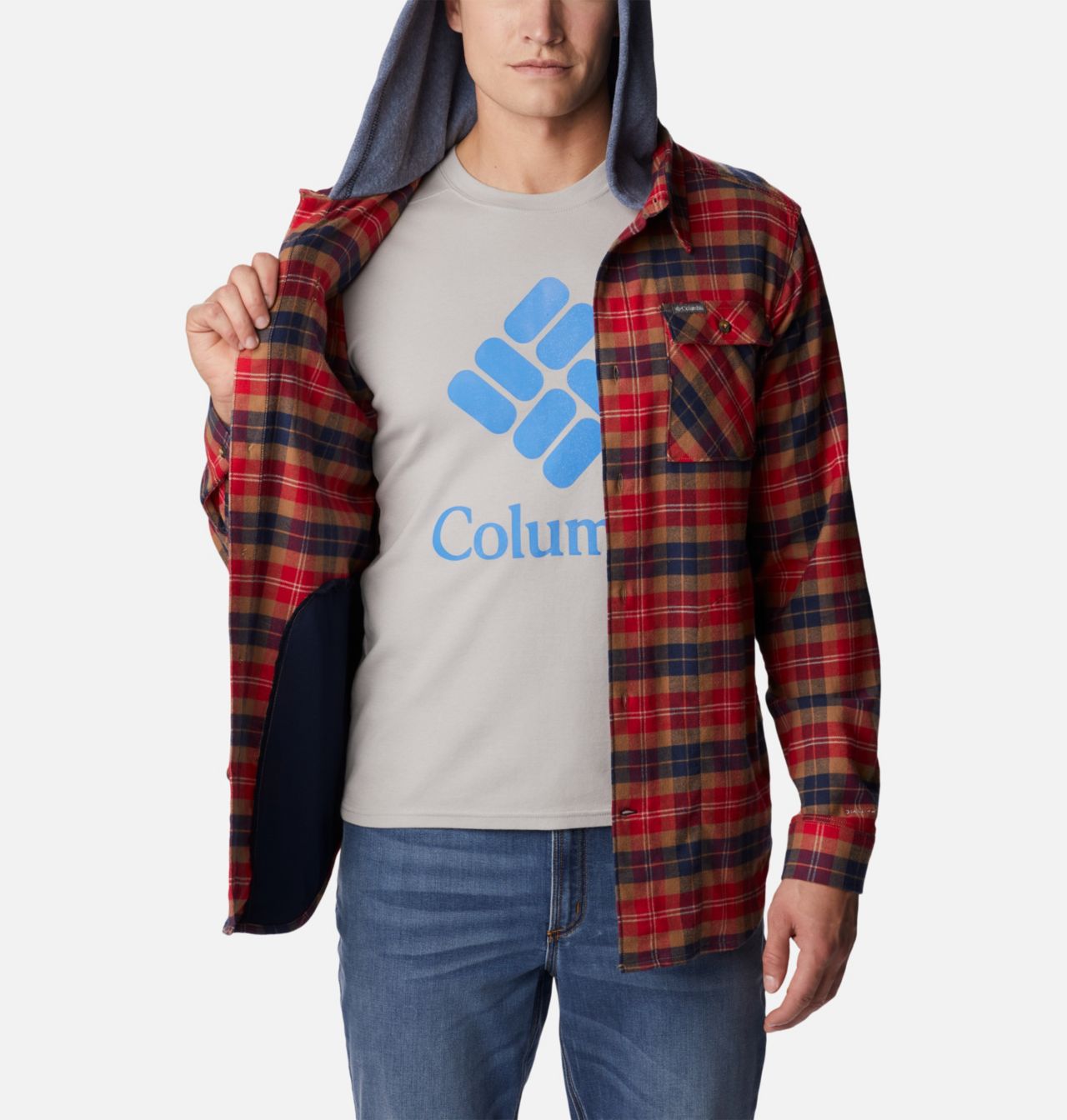 Men's Flare Gun™ Stretch Flannel Hoodie 5