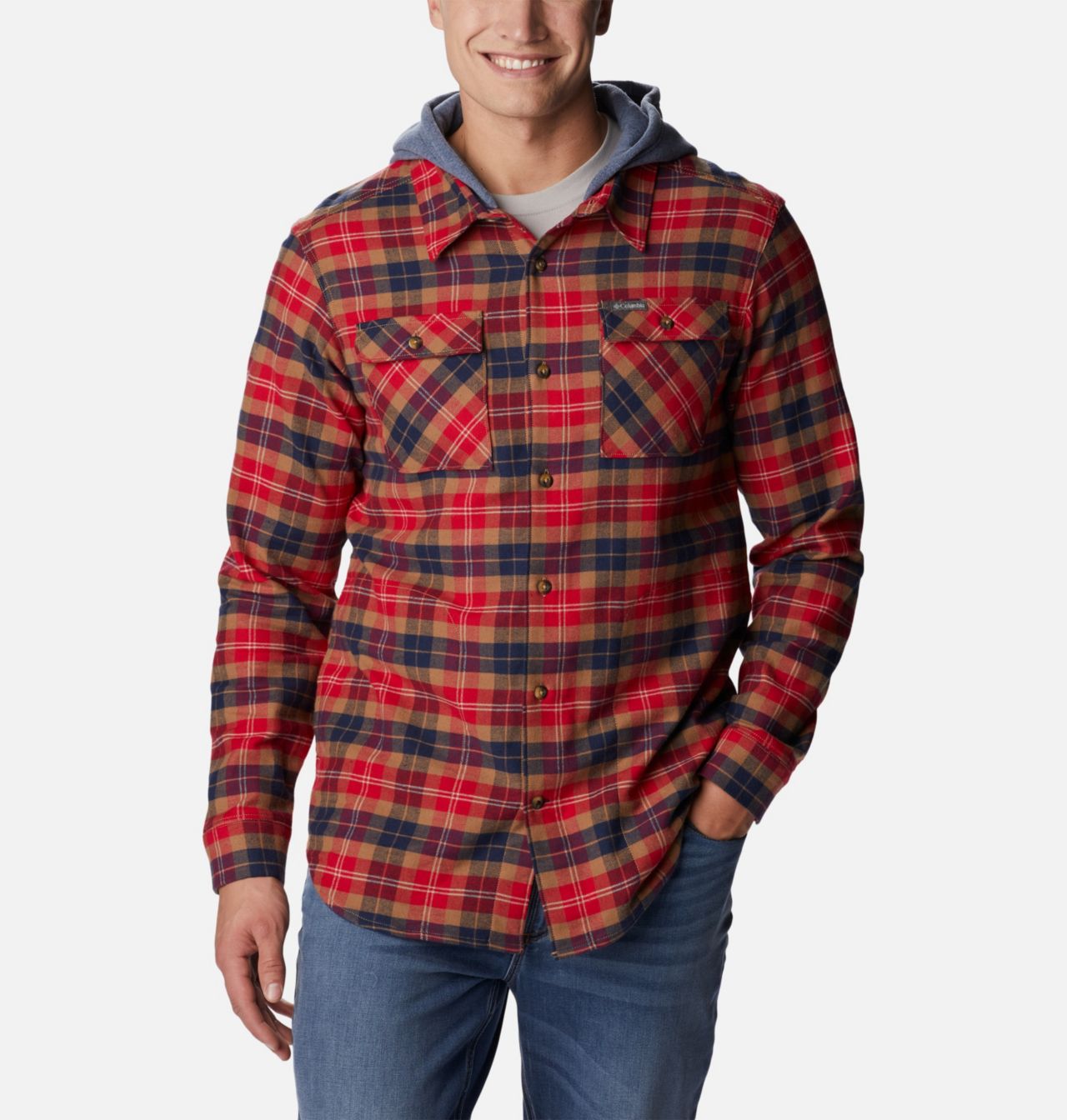 Men's Flare Gun™ Stretch Flannel Hoodie 1