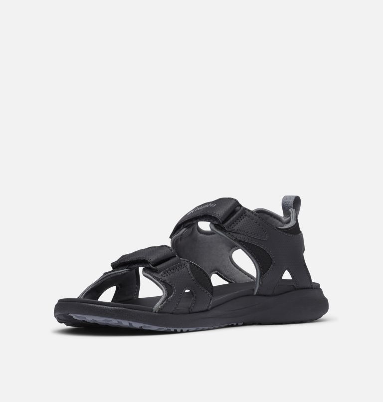 Men's Columbia Ankle Strap Sandal, Color: Black, Ti Grey Steel, image 8