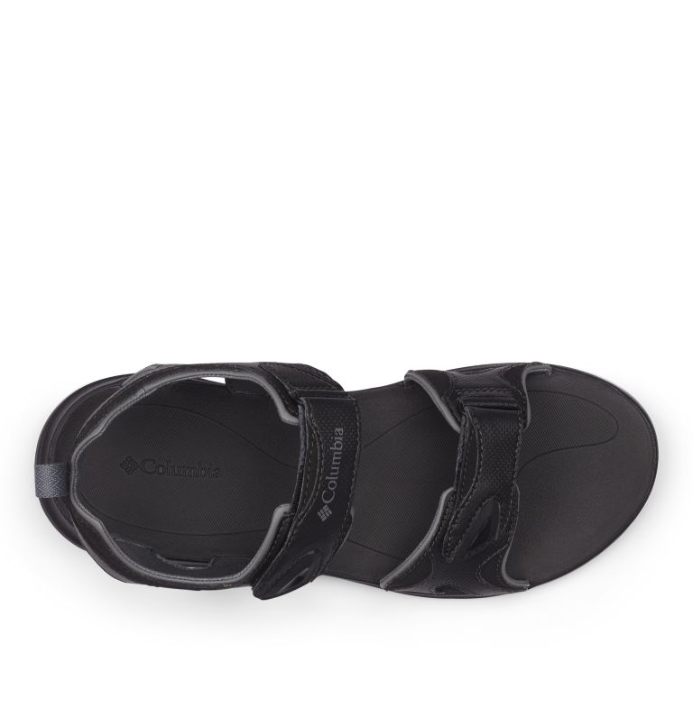 Men's Columbia Ankle Strap Sandal, Color: Black, Ti Grey Steel, image 3