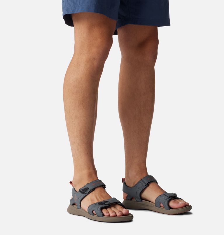 Thumbnail: Men's Columbia Ankle Strap Sandal, Color: Graphite, Owl, image 10