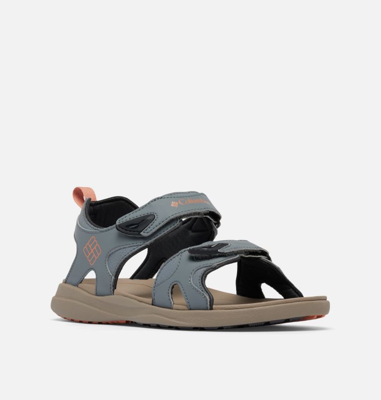 Men's Columbia2 Strap Sandal, Color: Graphite, Owl, image 3