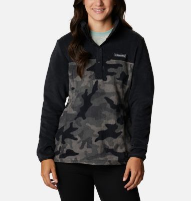 columbia snap fleece