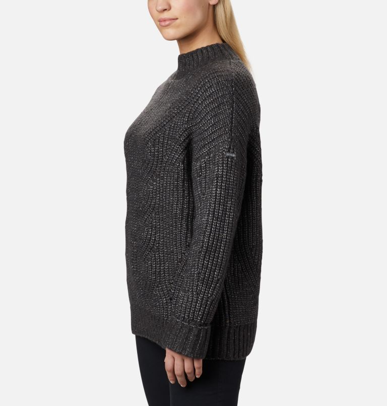 Women's Pine Street Sweater, Color: Shark Heather, image 3