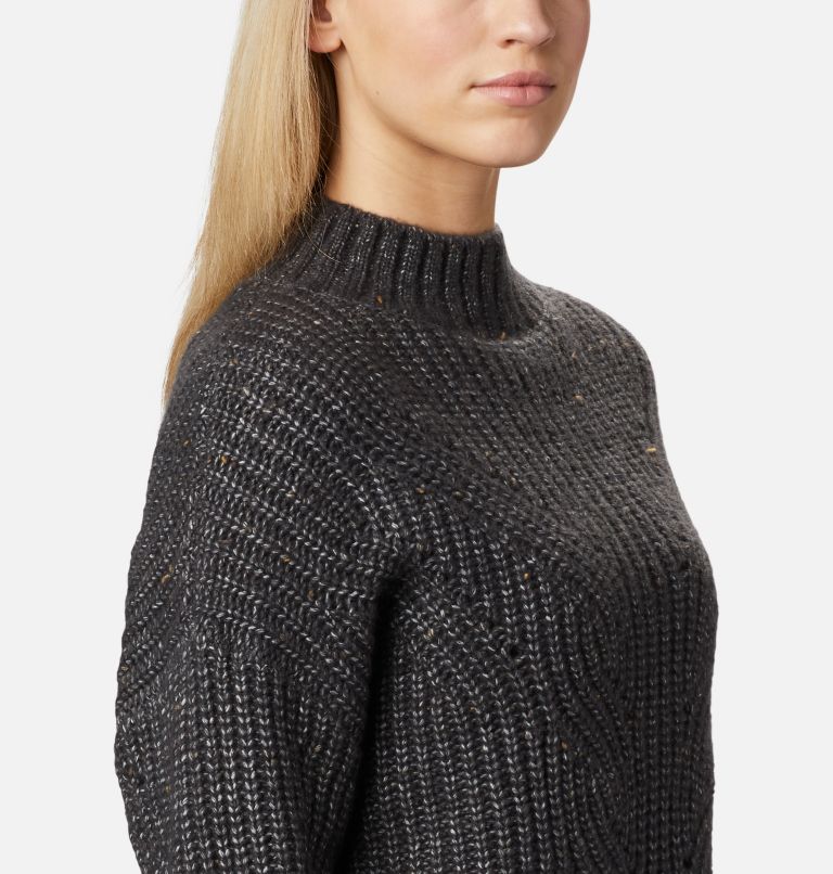 Women's Pine Street Sweater, Color: Shark Heather, image 5