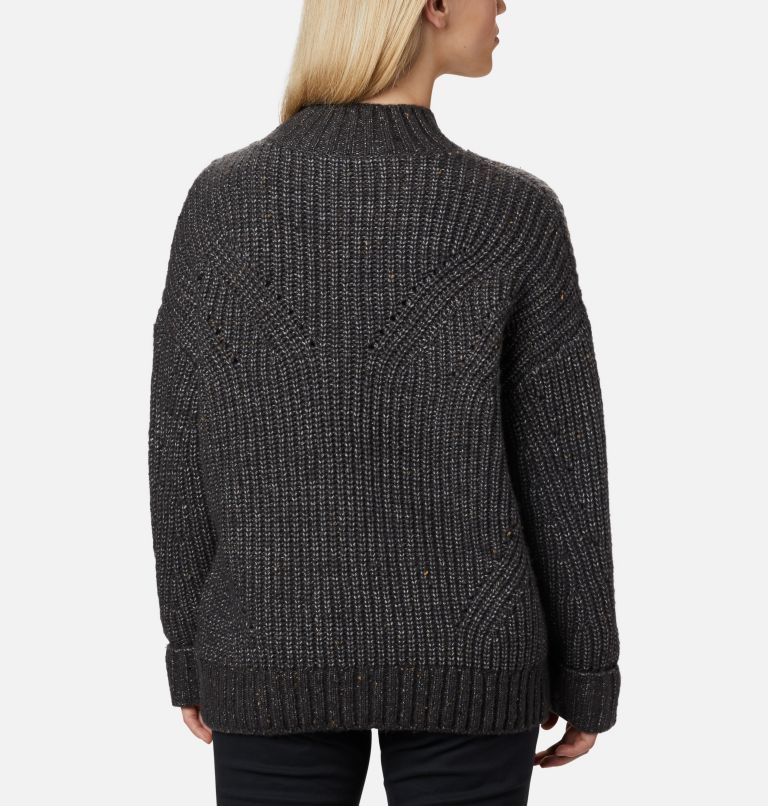 Women's Pine Street Sweater, Color: Shark Heather, image 2