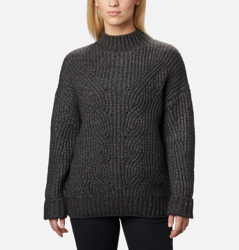 Women's Pine Street Sweater, Color: Shark Heather, image 1
