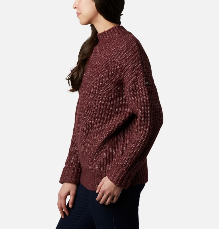 Chandail Pine Street pour femme, Color: Malbec Heather, image 3