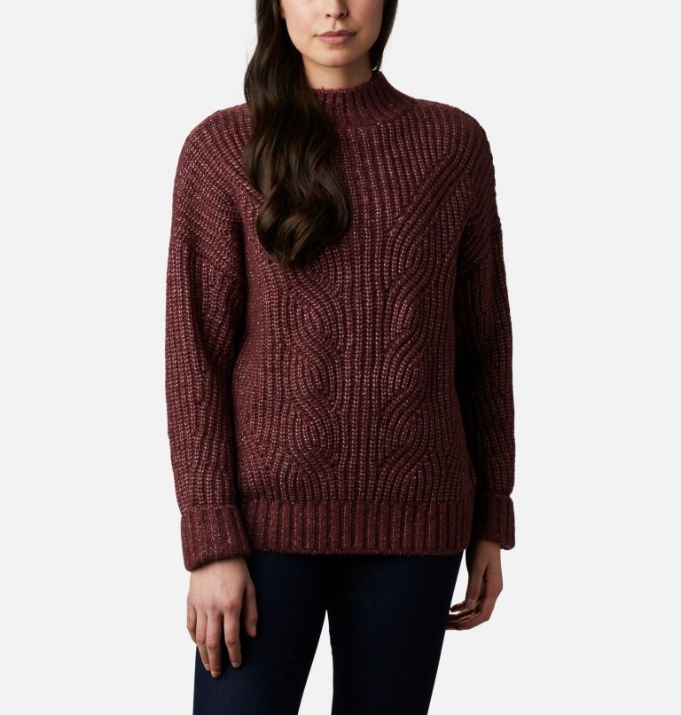 Chandail Pine Street pour femme, Color: Malbec Heather, image 1