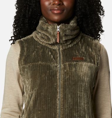 columbia women's sherpa vest