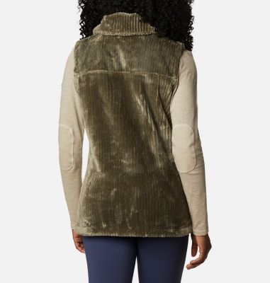 columbia women's sherpa vest