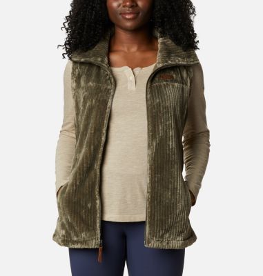 columbia women's sherpa vest