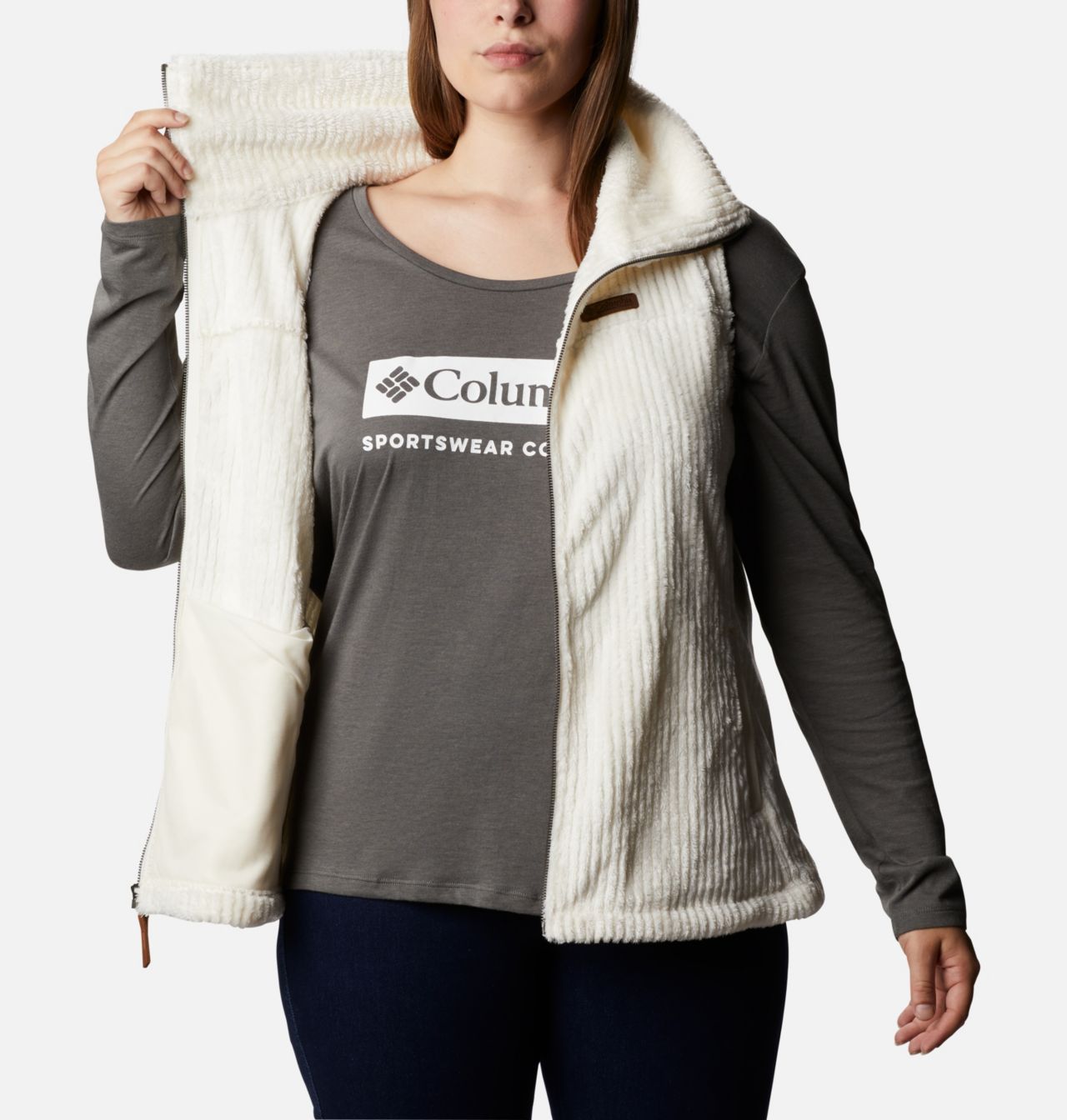 Women's Fire Side™ Sherpa Vest - Plus Size 5