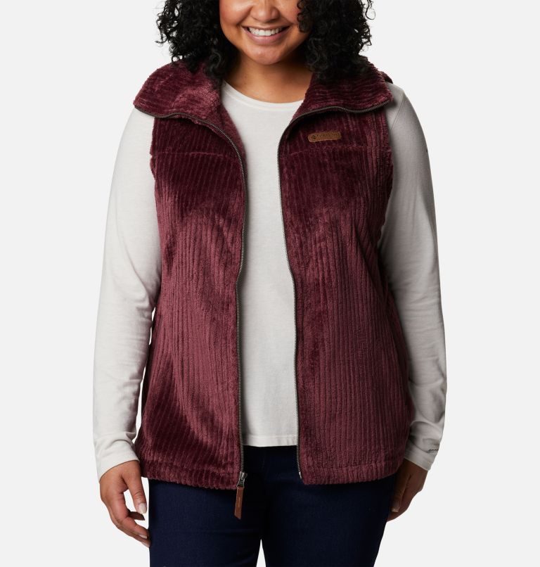 Veste en Sherpa Fire Side pour femme - Grandes tailles, Color: Malbec Stripe, image 6