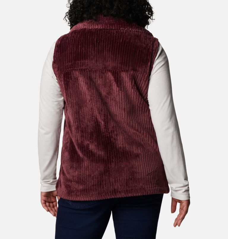 Veste en Sherpa Fire Side pour femme - Grandes tailles, Color: Malbec Stripe, image 2