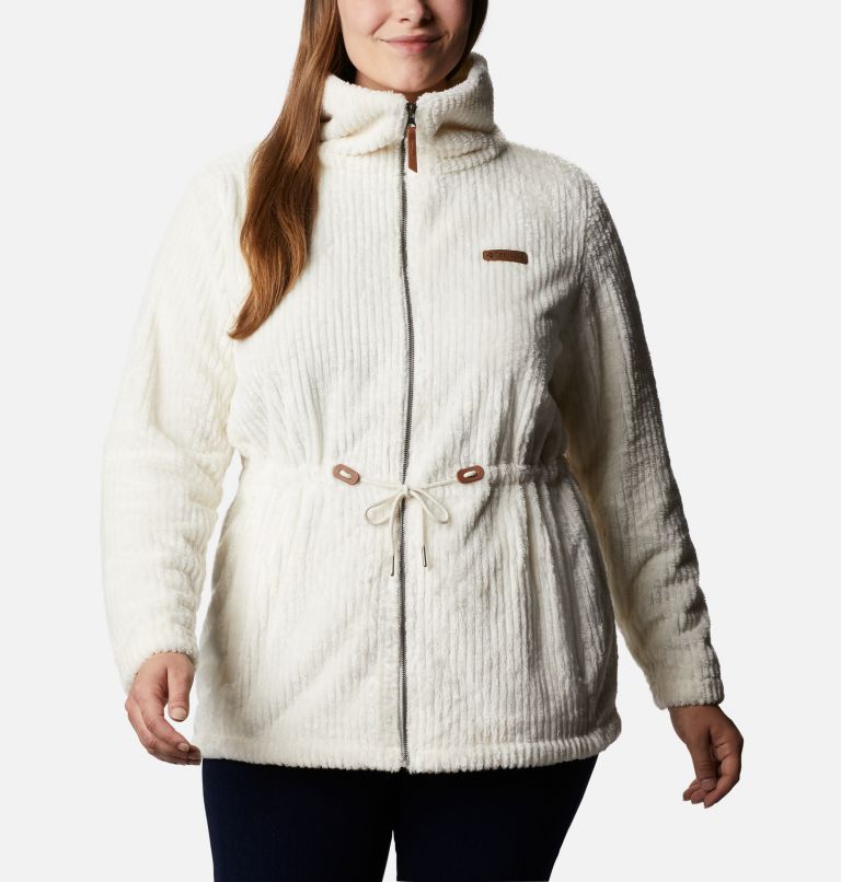 columbia fire side sherpa full zip jacket women's plus sizes