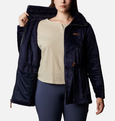 womens plus size sherpa jacket