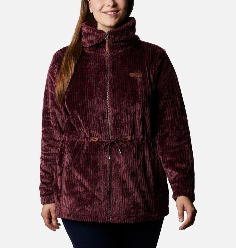 columbia fire side sherpa full zip jacket women's plus sizes