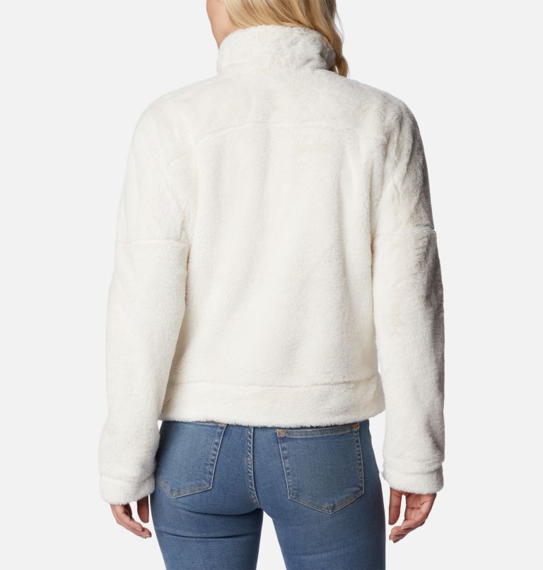 Bundle Up Full Zip Fleece, Color: Chalk, Peach Blossom Reversible, image 2