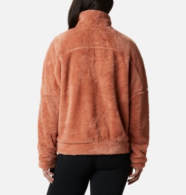 Pile Bundle Up&trade; da donna Bundle Up&trade; Full Zip Fleece | 191 | L, Nova Pink, Stone Green, back