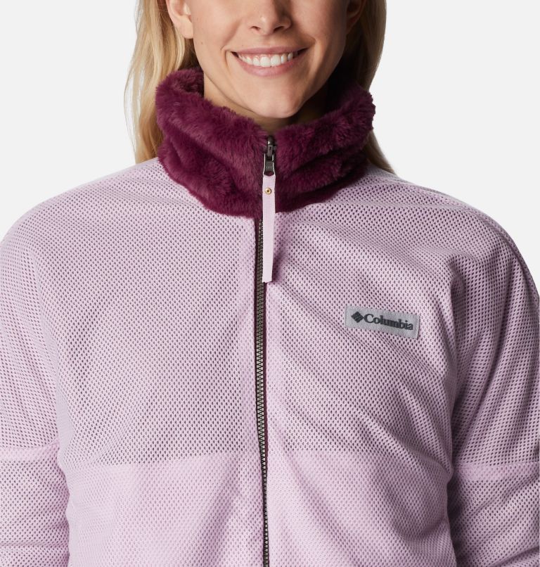 Bundle Up Full Zip Fleece | 616 | S, Color: Marionberry, Aura Reversible, image 9