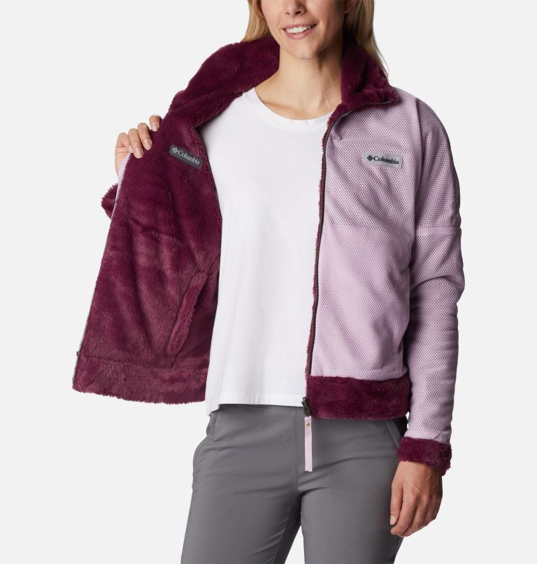 Bundle Up Full Zip Fleece | 616 | S, Color: Marionberry, Aura Reversible, image 10