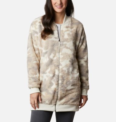 camo columbia fleece jacket