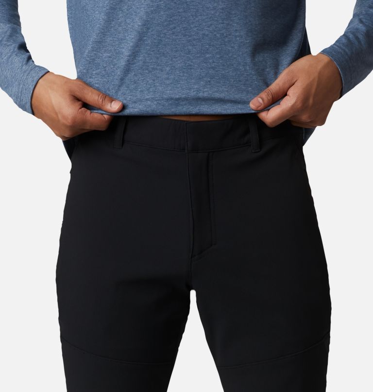 Men's Tech Trail Warm Pants, Color: Black, image 4