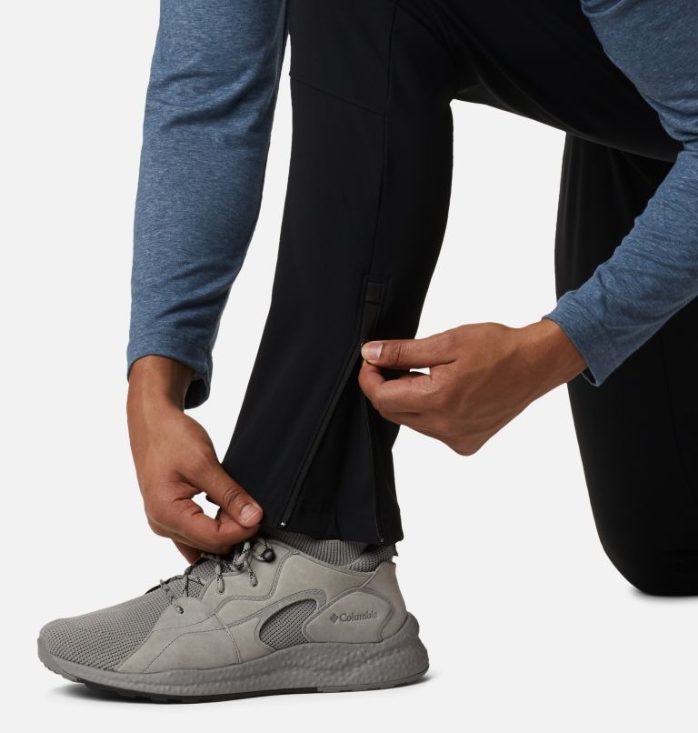 Men's Tech Trail Warm Pants, Color: Black, image 6