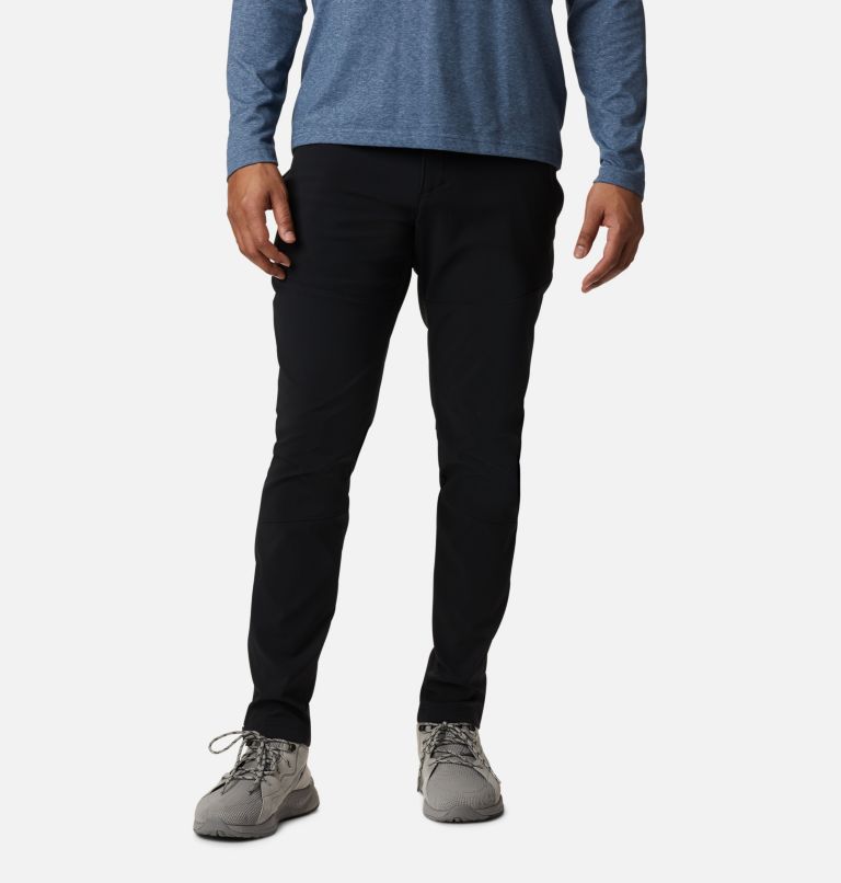 Men's Tech Trail Warm Pants, Color: Black, image 1