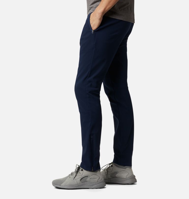 Men's Tech Trail Warm Pants, Color: Collegiate Navy, image 3
