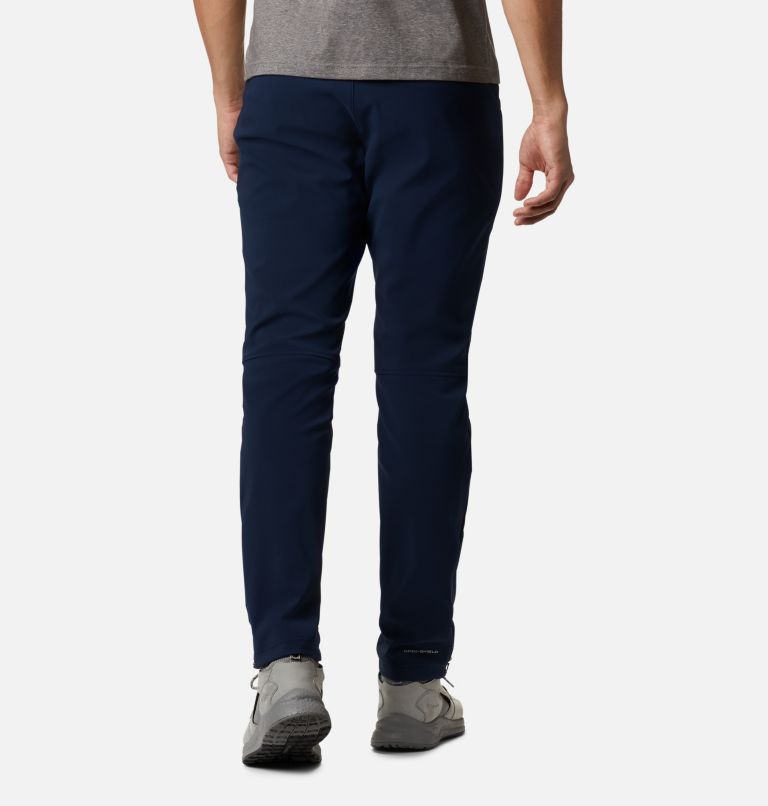 Men's Tech Trail Warm Pants, Color: Collegiate Navy, image 2