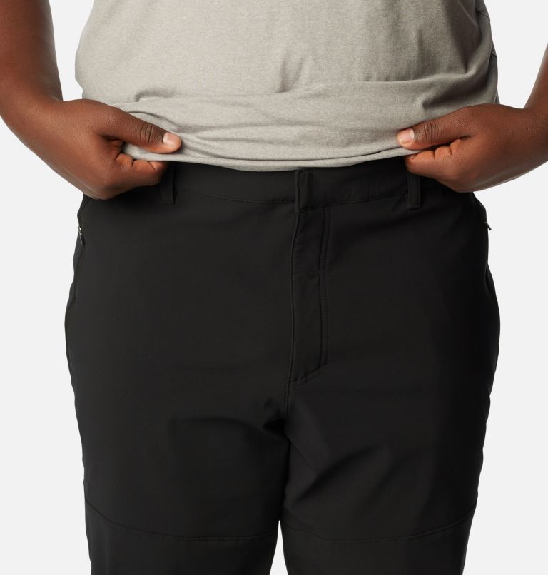 Thumbnail: Men's Tech Trail Warm Hiking Trousers - Extended Size, Color: Black, image 4